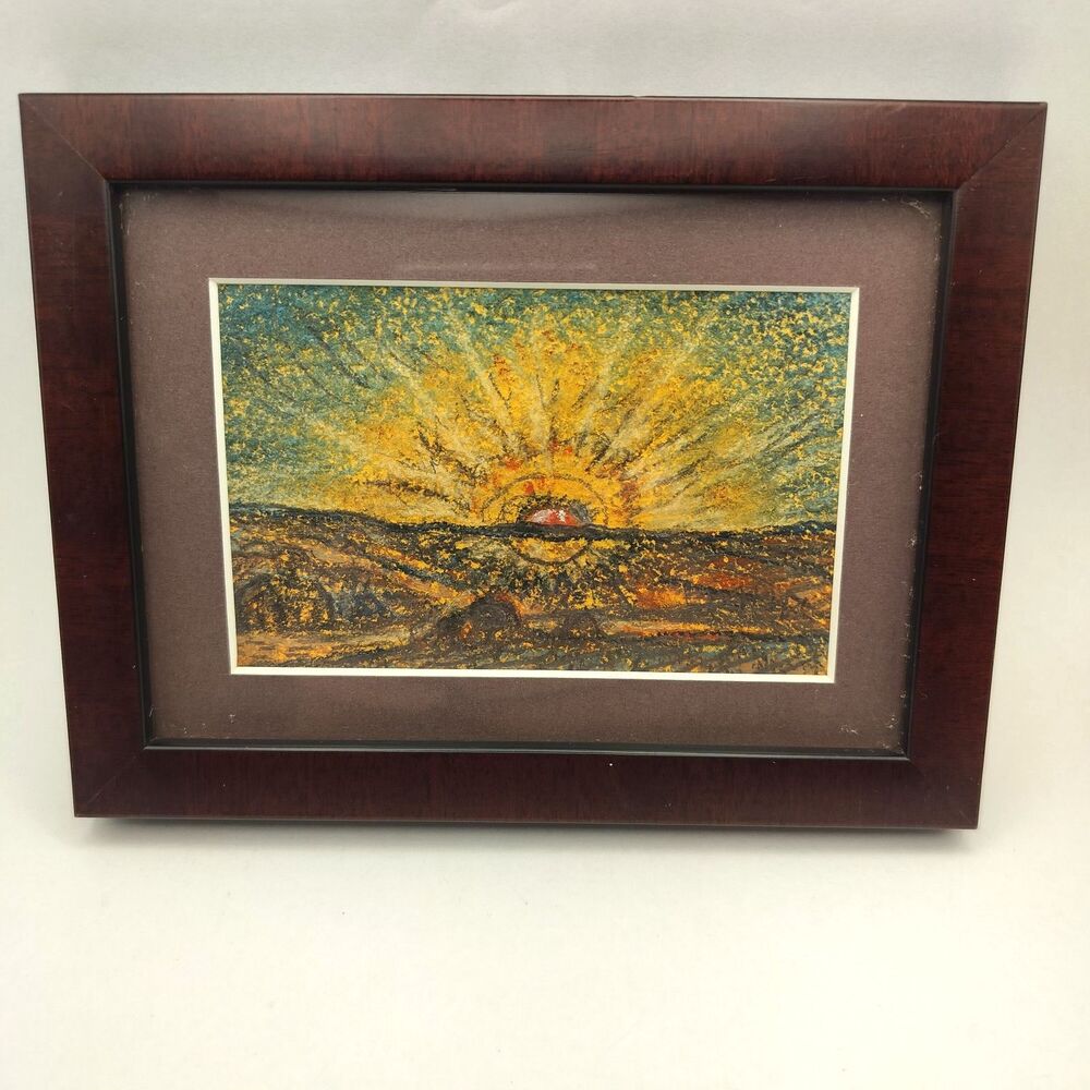 Ignacio Zuloaga Exhibition Card Duveen Galleries NY Framed Sunrise Art Invite